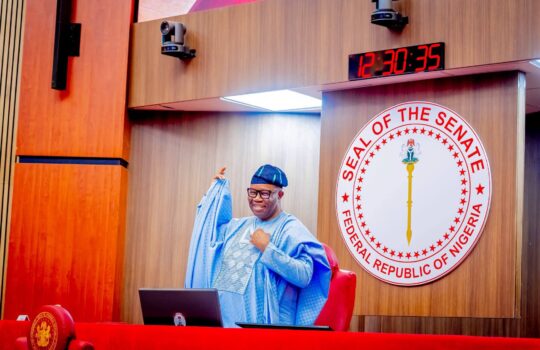 AKPABIO SWEARS IN FOUR NEW SENATORS FOLLOWING BY-ELECTION