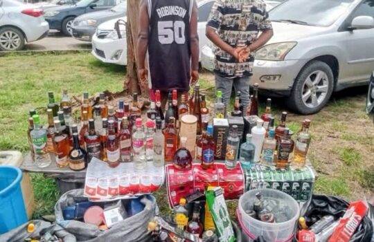 NAFDAC Arrests Two, Busts Counterfeit Alcohol Factory in Lagos
