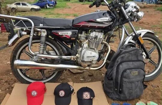 Police Recover Two Pistols, Cult-Inscribed Caps From Abandoned Motorcycle in Anambra