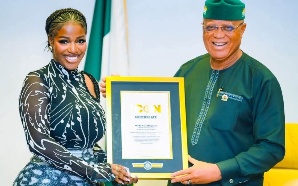 Gov Eno Hosts Hilda Baci, Hails Her as Pride of Akwa Ibom