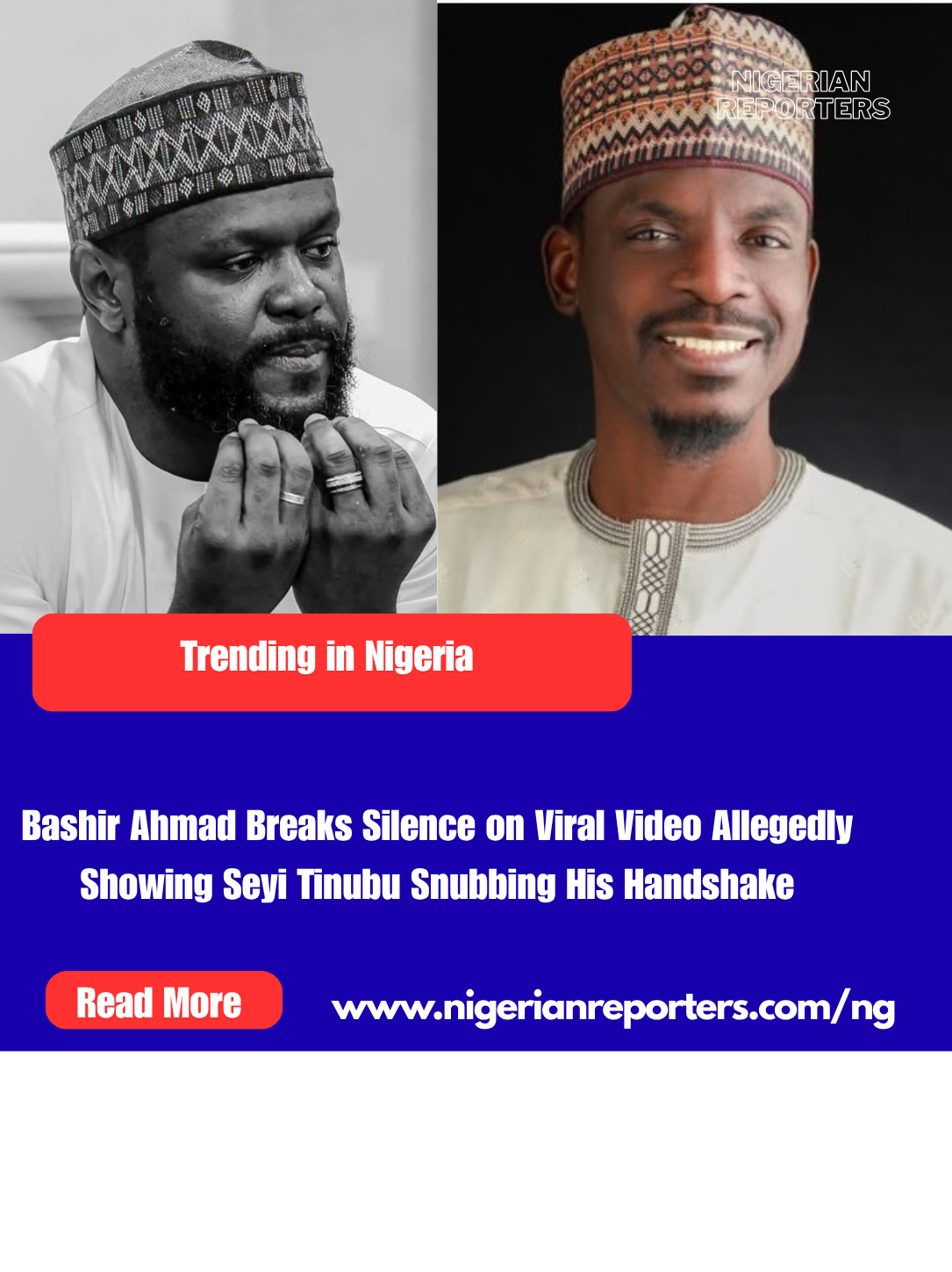 Bashir Ahmad Breaks Silence on Viral Video Allegedly Showing Seyi Tinubu Snubbing His Handshake