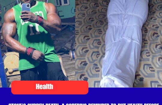 STONEโS SUDDEN DEATH: A SOBERING REMINDER TO PUT HEALTH BEFORE MUSCLES